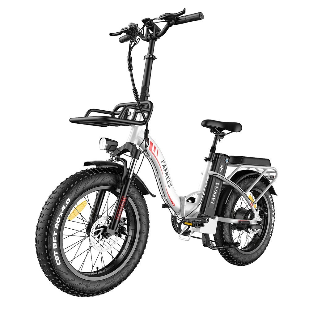 FAFREES F20 Max Vélo Électrique 20po 25Km/h 48V 22.5AH 500W Moteur Blanc