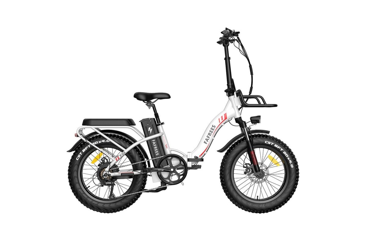 FAFREES F20 Max Vélo Électrique 20po 25Km/h 48V 22.5AH 500W Moteur Blanc