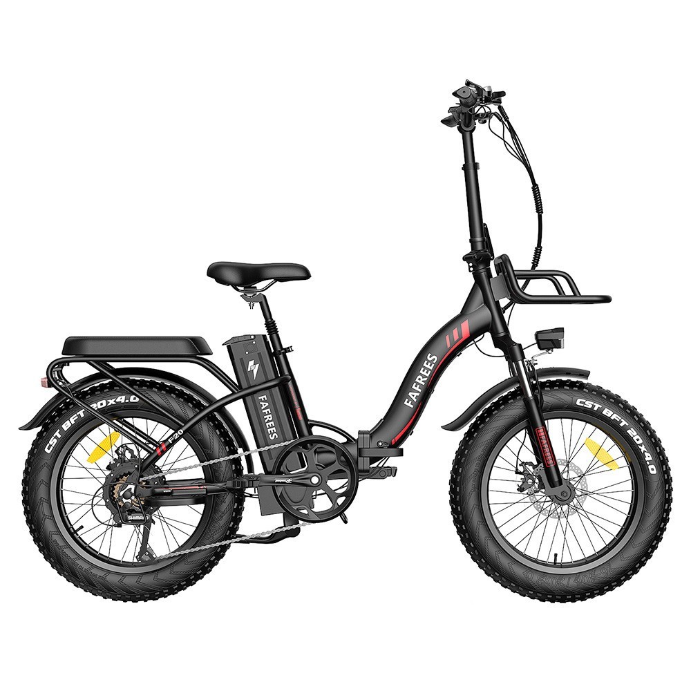 FAFREES F20 Max Vélo Électrique 20po 25Km/h 48V 22.5AH 500W Moteur Noir 2