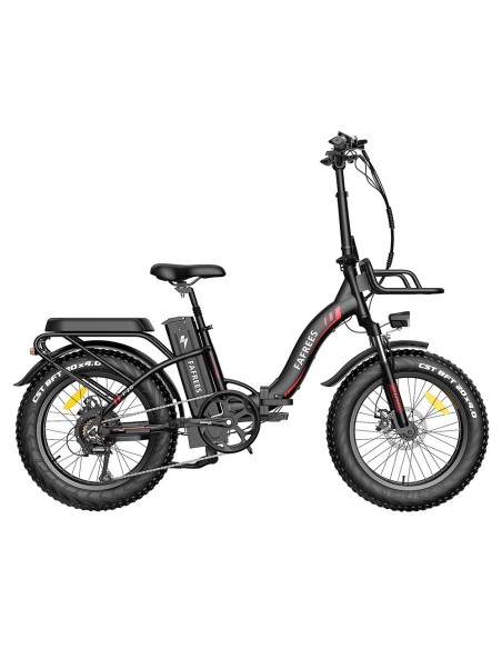 FAFREES F20 Max Vélo Électrique 20po 25Km/h 48V 22.5AH 500W Moteur Noir