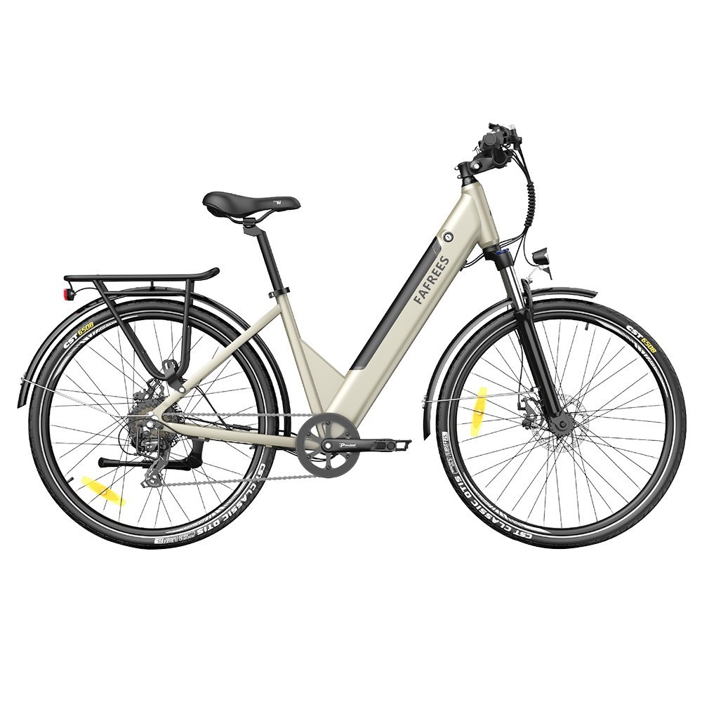 FAFREES F28 Pro Vélo électrique 27.5 * 1.75 pouces Pneus pneumatiques Or 2