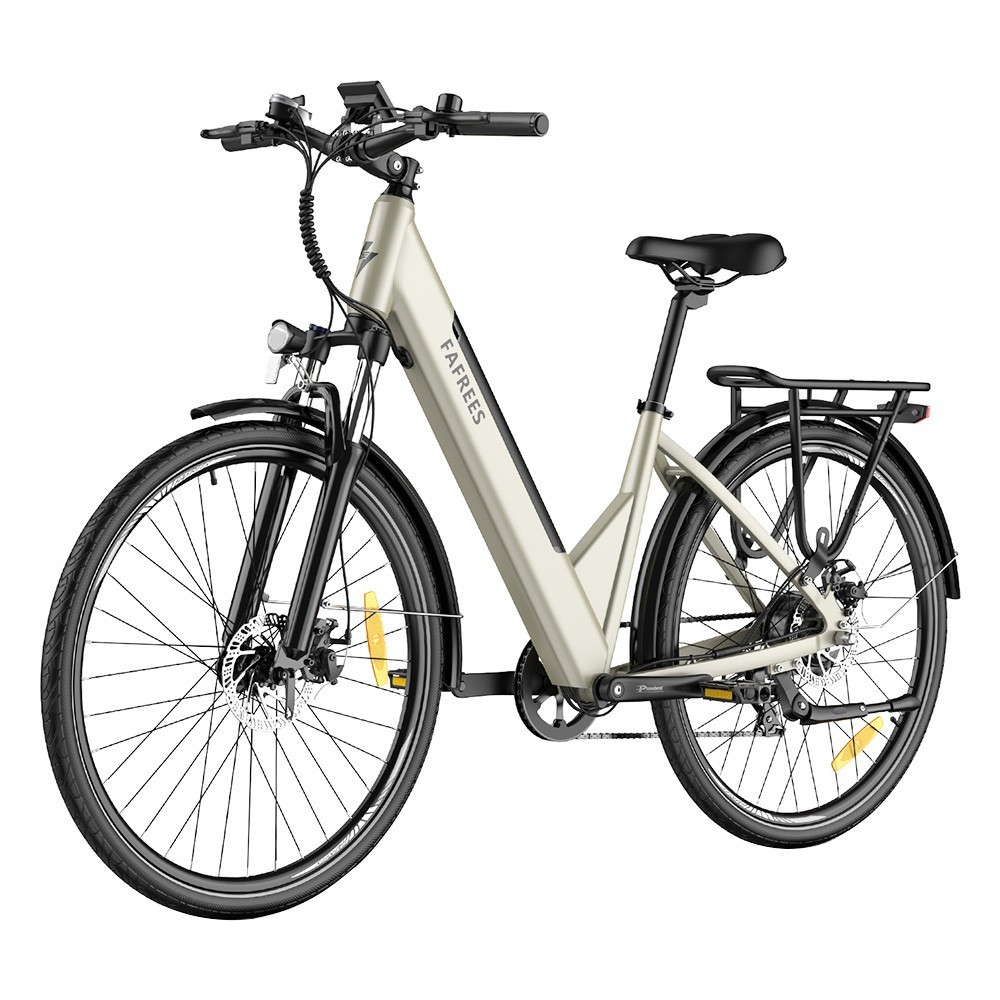 FAFREES F28 Pro Vélo électrique 27.5 * 1.75 pouces Pneus pneumatiques Or