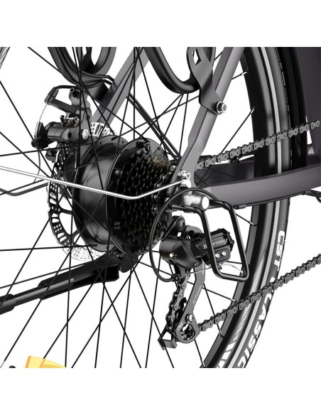 FAFREES F28 Pro Vélo électrique 27.5 * 1.75 pouces Pneus pneumatiques Noir