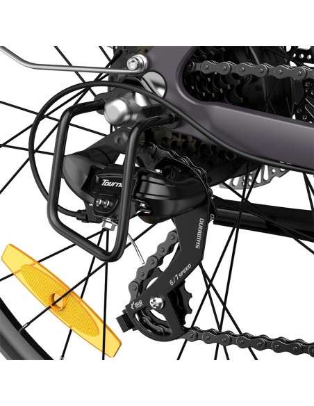 FAFREES F28 Pro Vélo électrique 27.5 * 1.75 pouces Pneus pneumatiques Noir