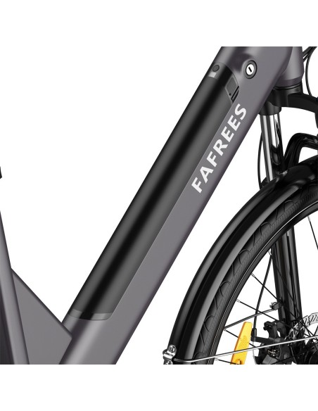 FAFREES F28 Pro Vélo électrique 27.5 * 1.75 pouces Pneus pneumatiques Noir