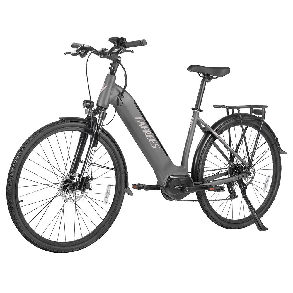 FAFREES FM9 City Ebike 700C Pneu 25Km/h 36V 15AH 250W Moteur Central Gris