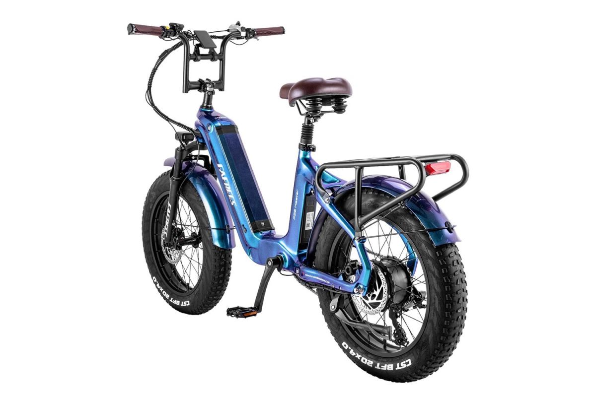 Vélo Electrique FAFREES F20 Master 20*4.0 Pneu 500W Bleu