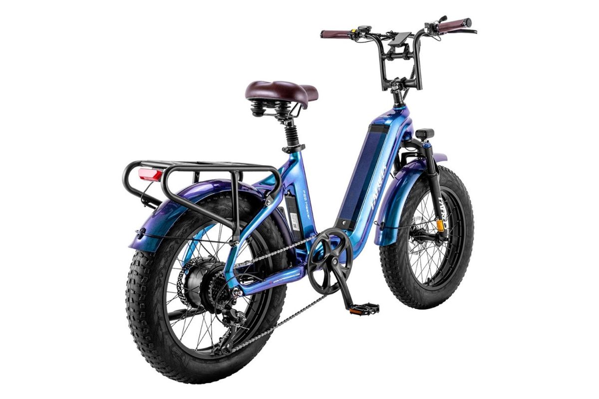 Vélo Electrique FAFREES F20 Master 20*4.0 Pneu 500W Bleu