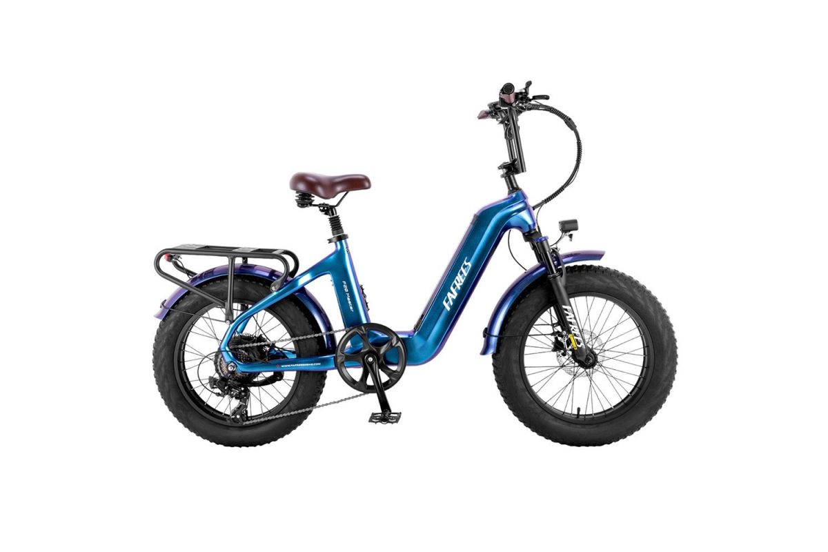 Vélo Electrique FAFREES F20 Master 20*4.0 Pneu 500W Bleu