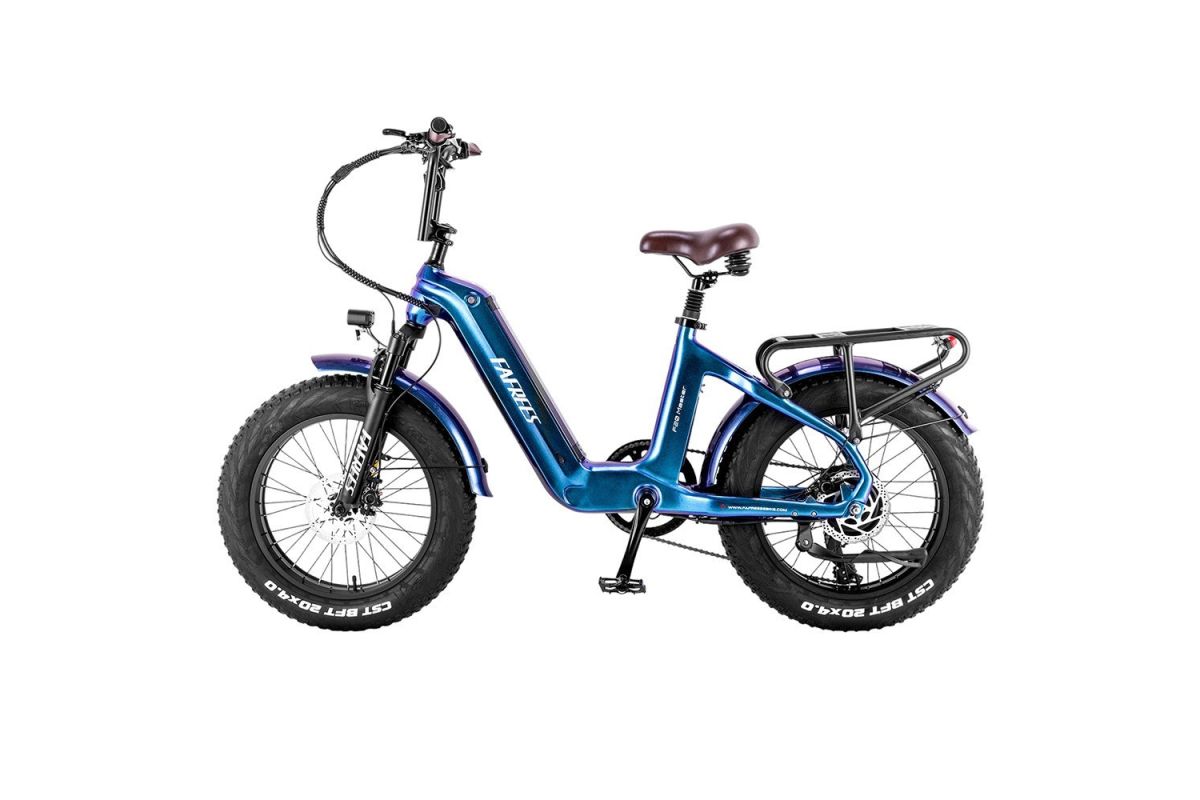 Vélo Electrique FAFREES F20 Master 20*4.0 Pneu 500W Bleu