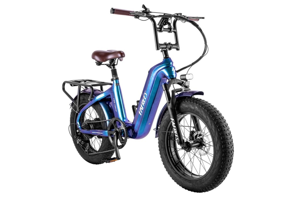 Vélo Electrique FAFREES F20 Master 20*4.0 Pneu 500W Bleu