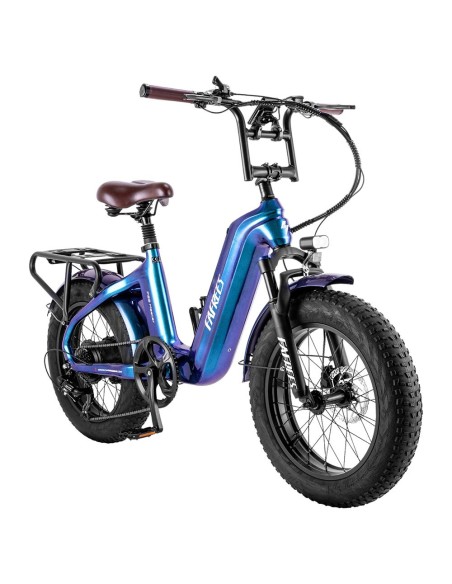 Vélo Electrique FAFREES F20 Master E-bike 20*4.0 Pneu 500W Bleu