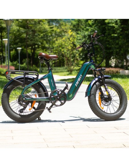 Vélo Électrique FAFREES F20 Master E-bike 20*4.0  500W Vert