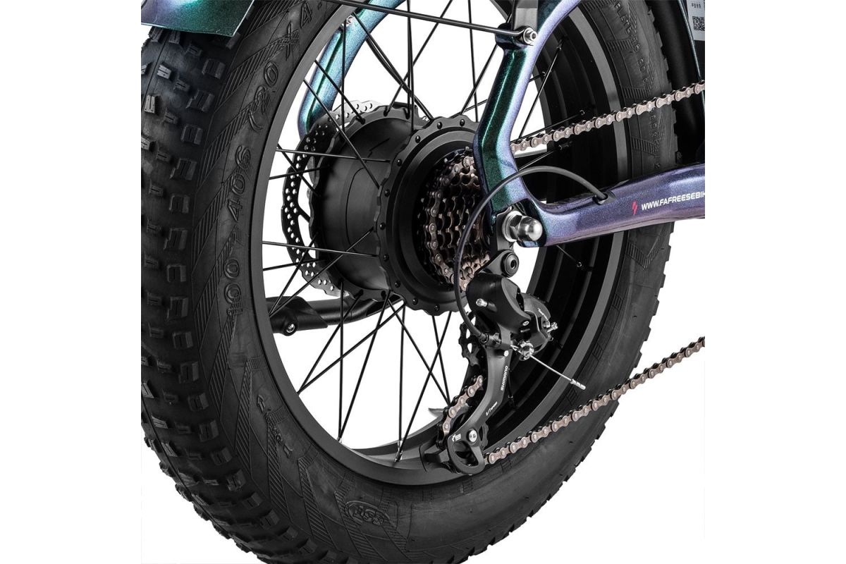 Vélo Électrique FAFREES F20 Master 20*4.0  500W Vert