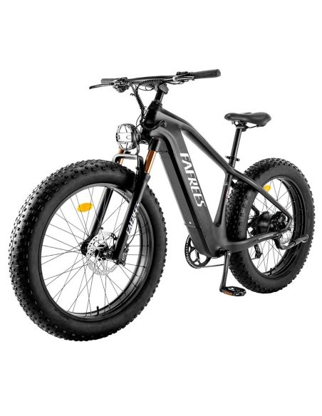 Vélo Électrique FAFREES F26 Carbon M E-bike Pneu 26*4.8 pouces Moteur 1000W Noir