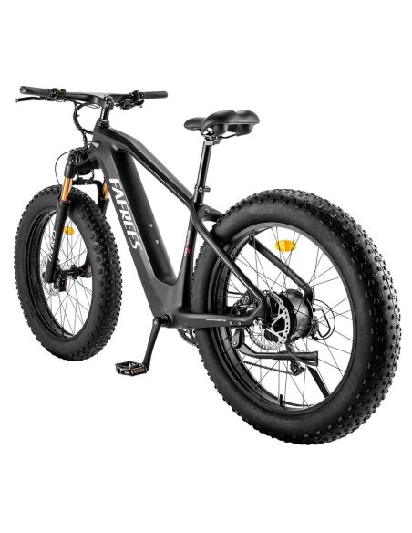 Vélo Électrique FAFREES F26 Carbon M E-bike Pneu 26*4.8 pouces Moteur 1000W Noir