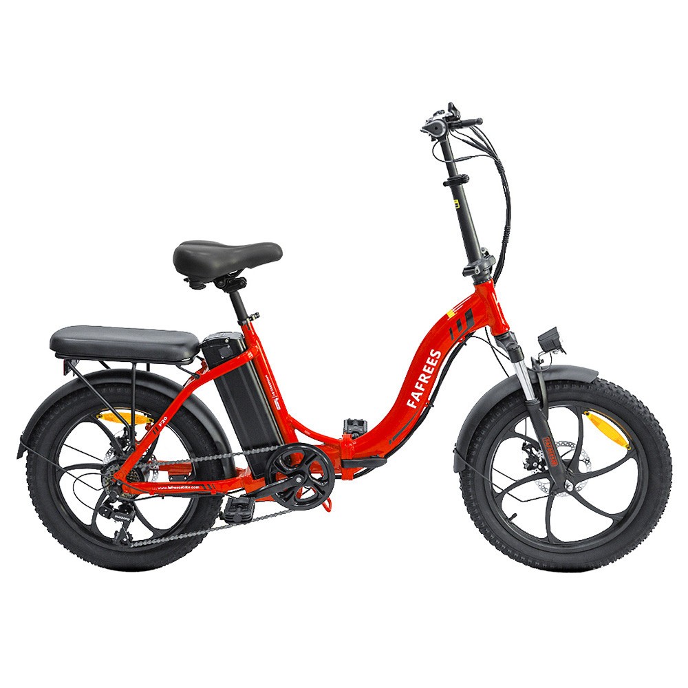 Vélo électrique FAFREES F20 Vélo électrique à cadre pliant de 20 pouces - Rouge 2