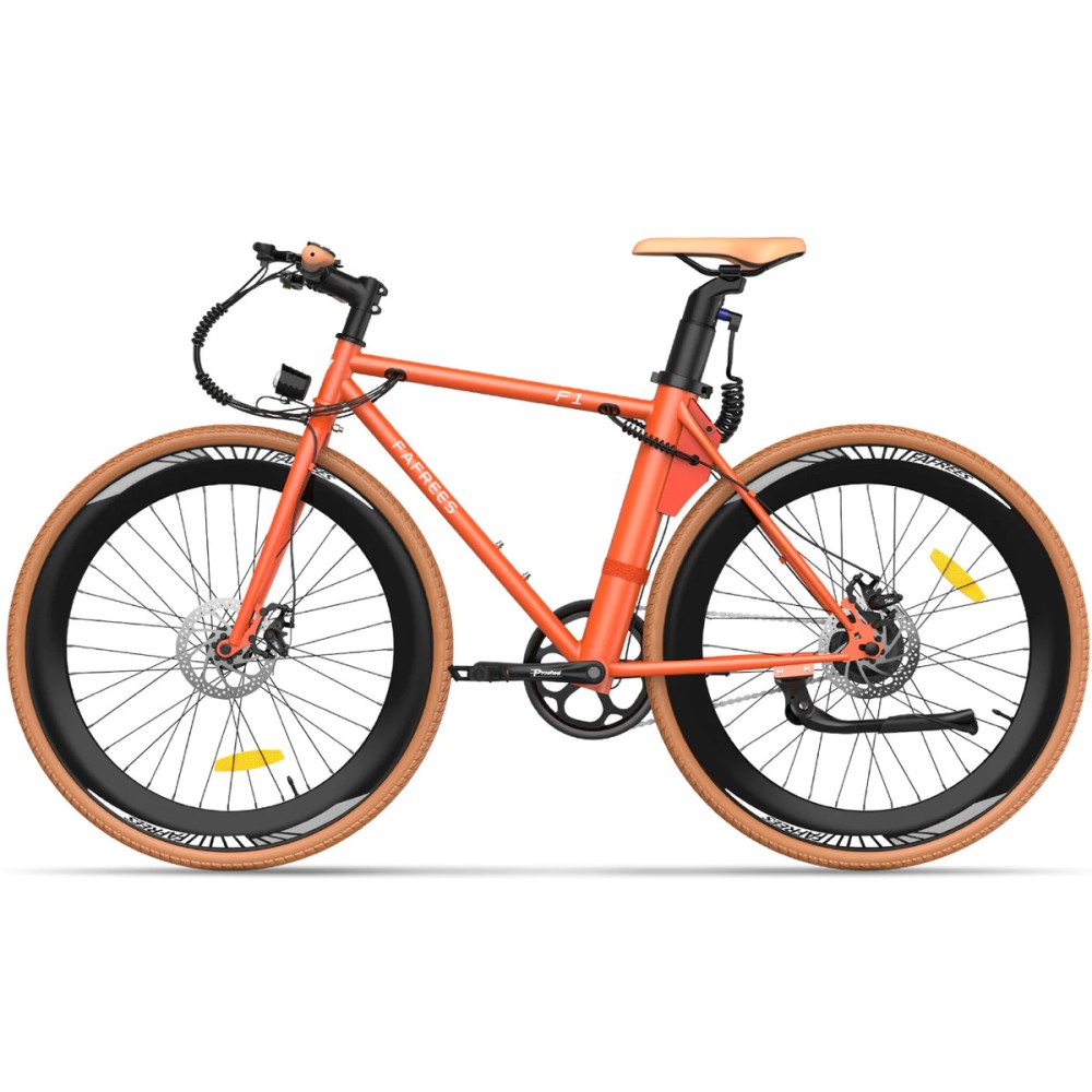 Vélo Electrique 250W FAFREES F1-38 Orange 2