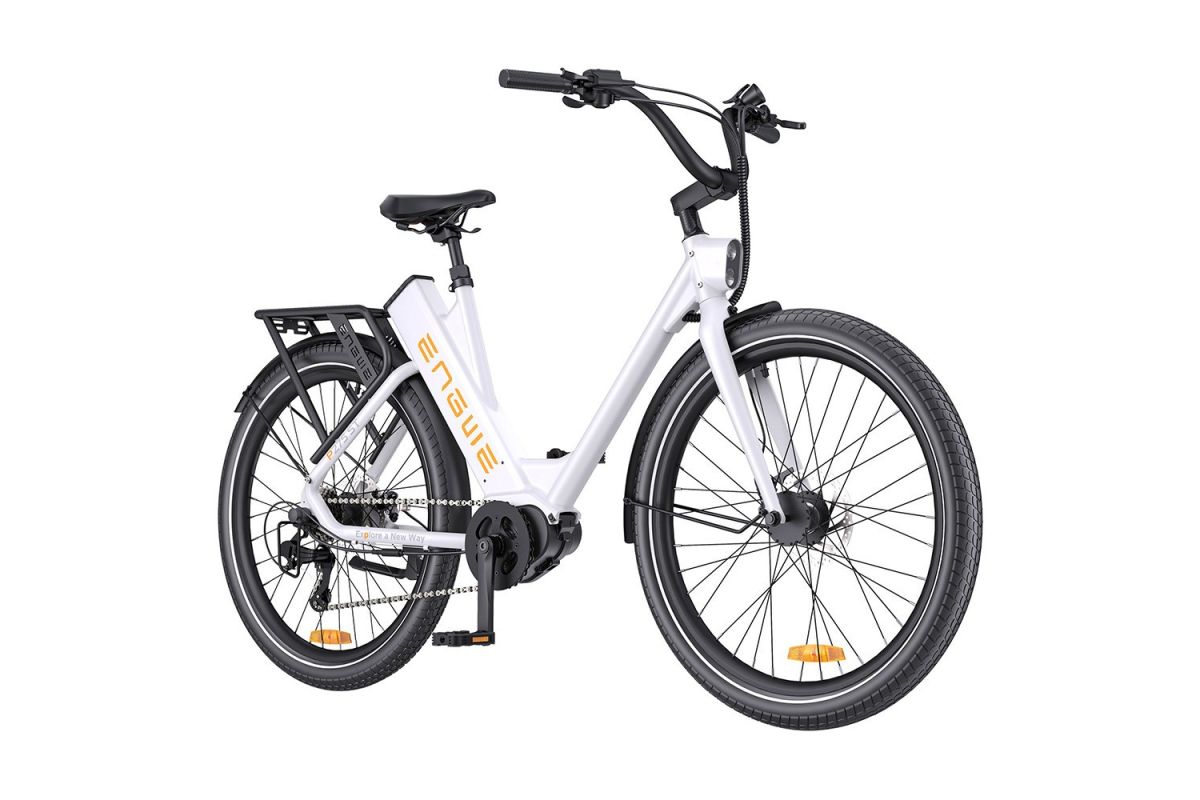 Vélo électrique ENGWE P275 St - Autonomie de 250 km - Couleur Blanc