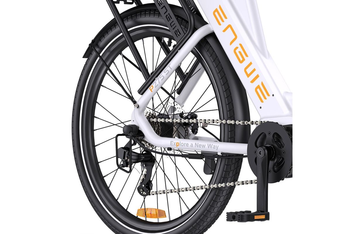 Vélo électrique ENGWE P275 St - Autonomie de 250 km - Couleur Blanc