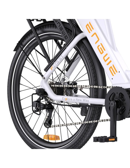 Vélo électrique ENGWE P275 St - Autonomie de 250 km - Couleur Blanc