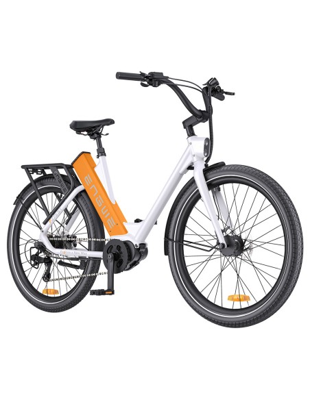 Vélo électrique ENGWE P275 St - Autonomie de 250 km - Couleur Blanc Orange