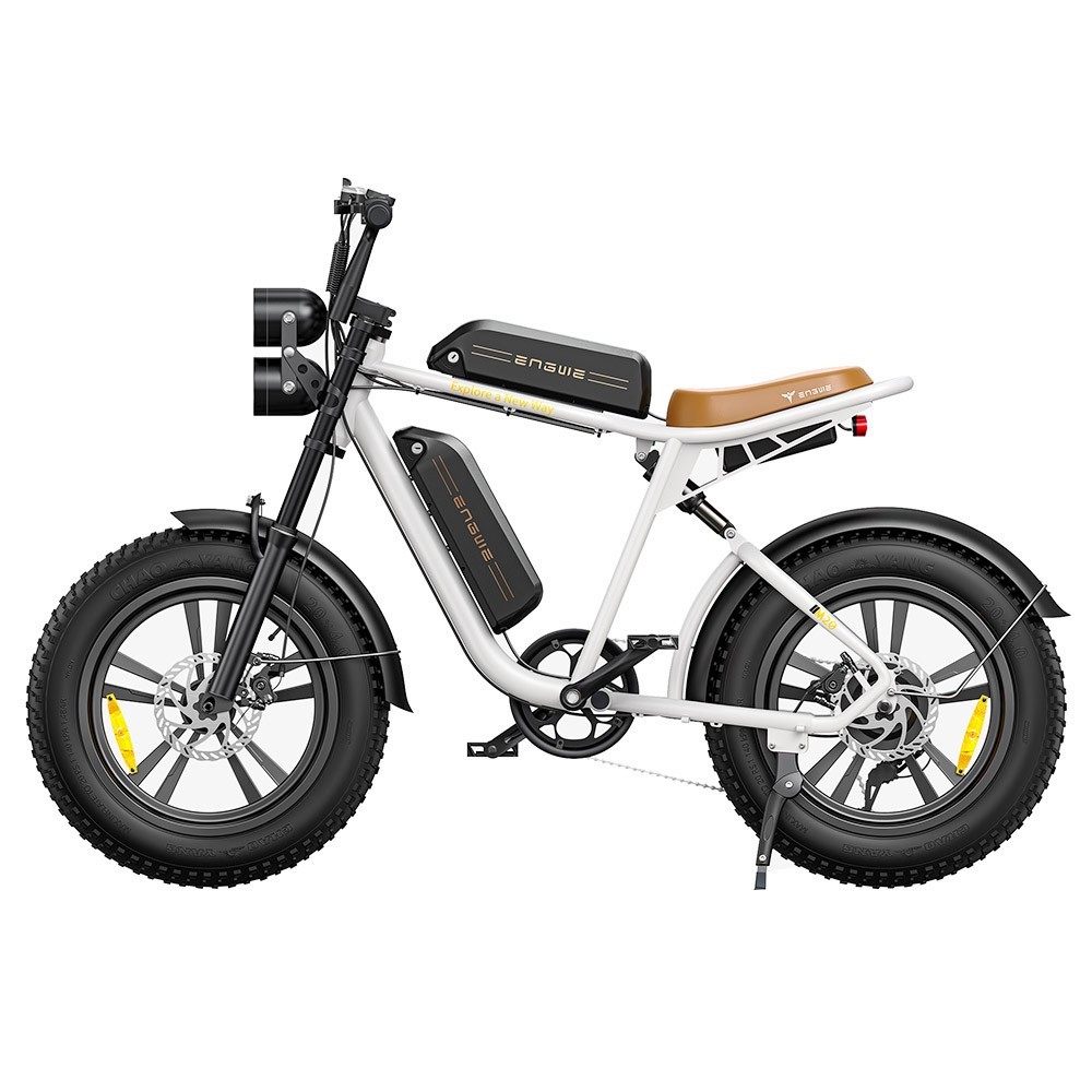 Vélo Électrique ENGWE M20 20 Pouces 48V Double Batterie13AH 750W 45Km/h Blanc