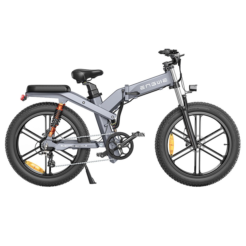 Vélo Électrique ENGWE X26 - 1000W - 50 km/h - Pneus 26 Pouces - Double Batterie 48V 29.2Ah - Couleur Gris