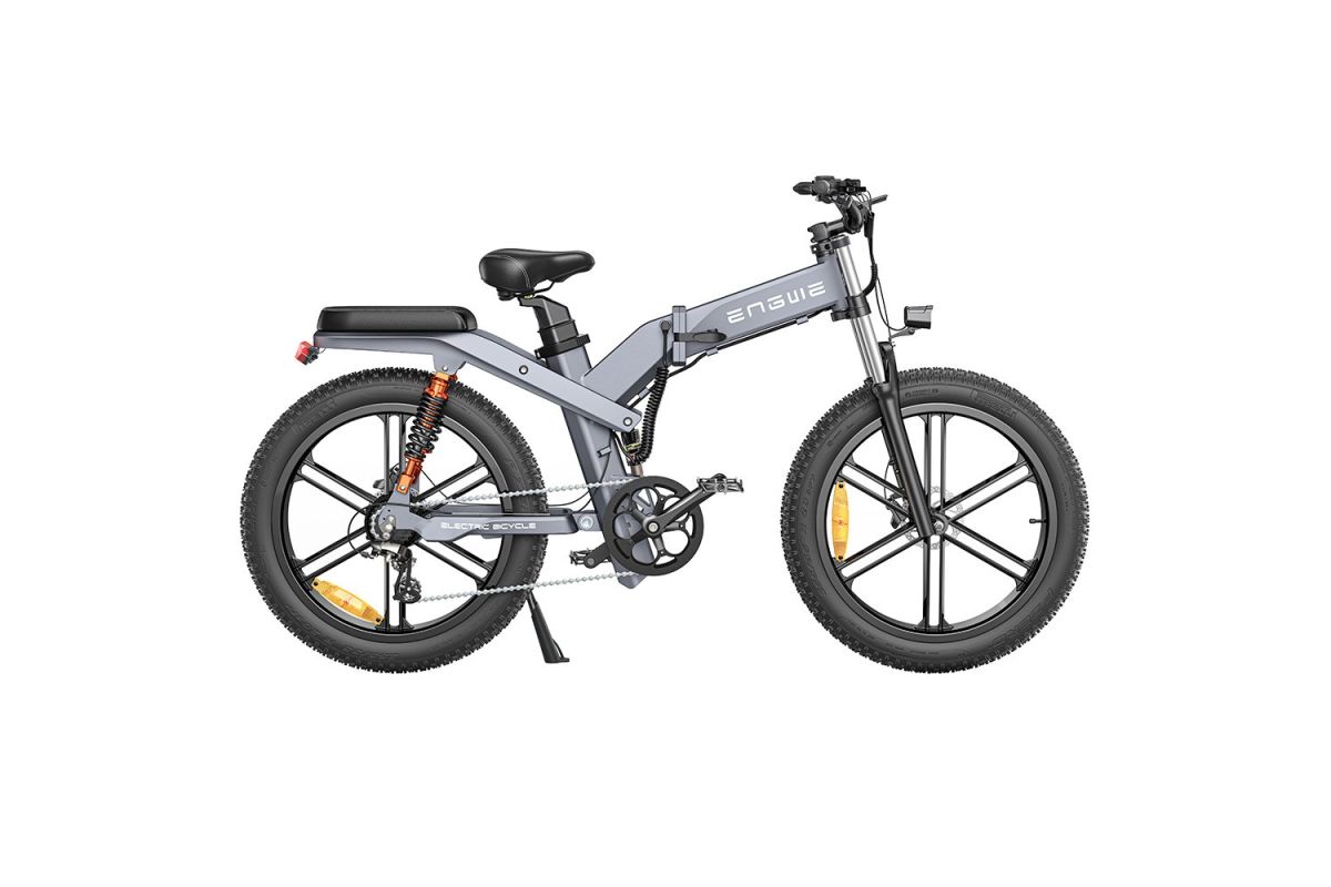 Vélo Électrique ENGWE X26 - 1000W - 50 km/h - Pneus 26 Pouces - Double Batterie 48V 29.2Ah - Couleur Gris