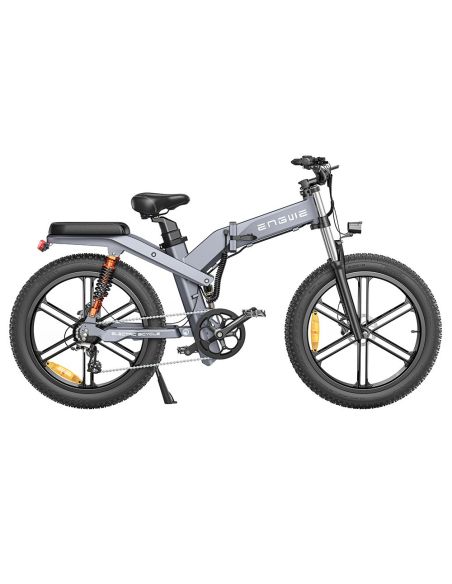 Vélo Électrique ENGWE X26 - 1000W - 50 km/h - Pneus 26 Pouces - Double Batterie 48V 29.2Ah - Couleur Gris