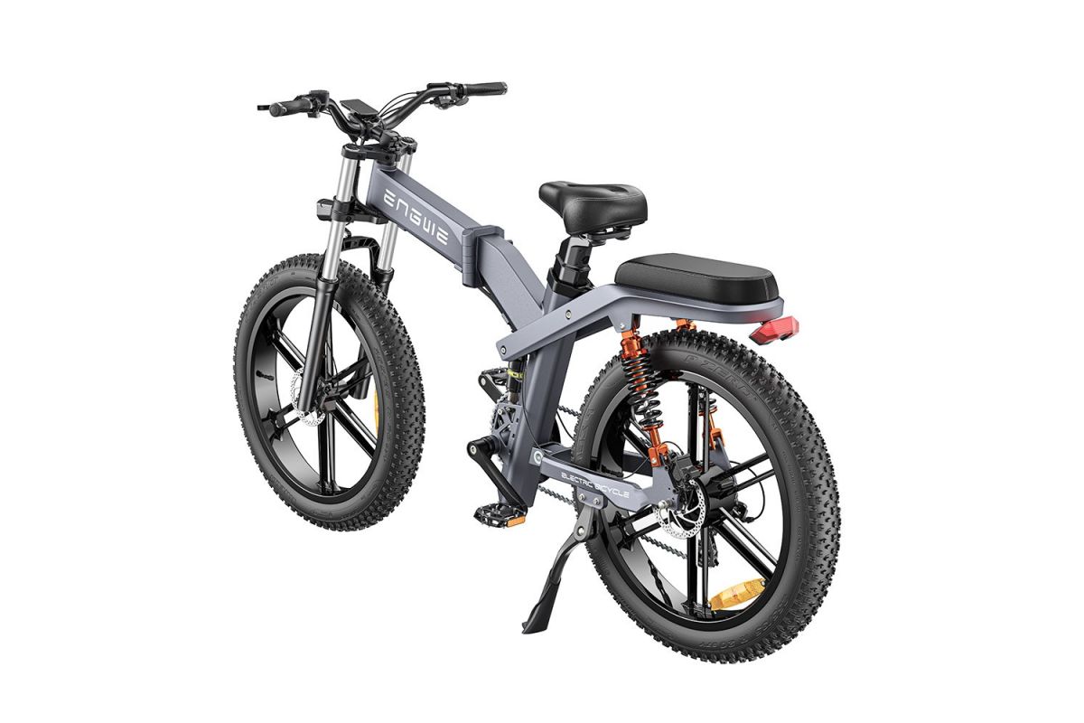 Vélo Électrique ENGWE X26 - 1000W - 50 km/h - Pneus 26 Pouces - Double Batterie 48V 29.2Ah - Couleur Gris