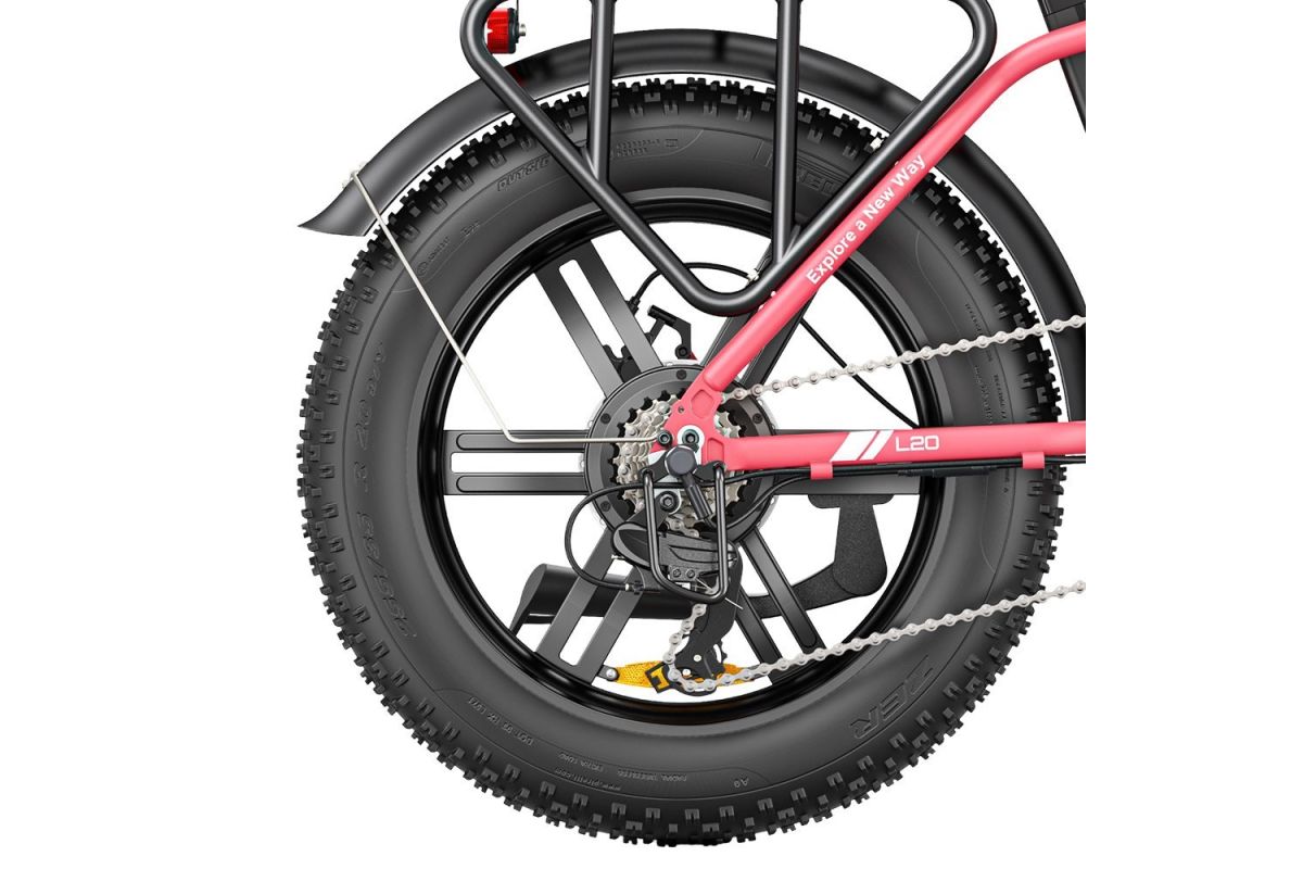 ENGWE L20 Vélo électrique 250W Pneu 20 * 4.0 pouces de montagne Rose