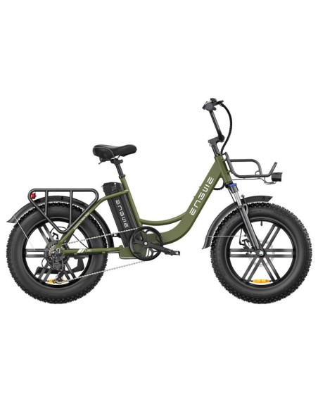 ENGWE L20 Vélo électrique 250W Pneu 20 * 4.0 pouces de montagne Kaki