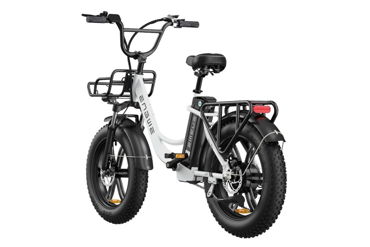ENGWE L20 Vélo électrique 250W Pneu 20 * 4.0 pouces de montagne Blanc