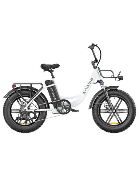 ENGWE L20 Vélo électrique 250W Pneu 20 * 4.0 pouces de montagne Blanc