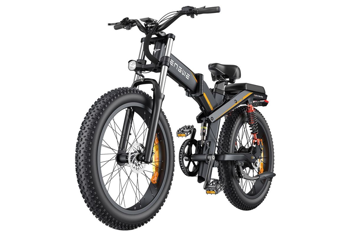 Vélo Électrique ENGWE X24 - 1000W - 50 km/h - Pneus 24 Pouces - Double Batterie 48V 29.2Ah - Couleur Noir