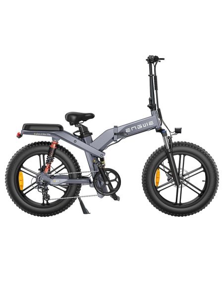 Vélo Électrique ENGWE X20 - Moteur 750W, Vitesse 42 km/h, Pneus 20 pouces, Double Batterie 22.2Ah - Gris