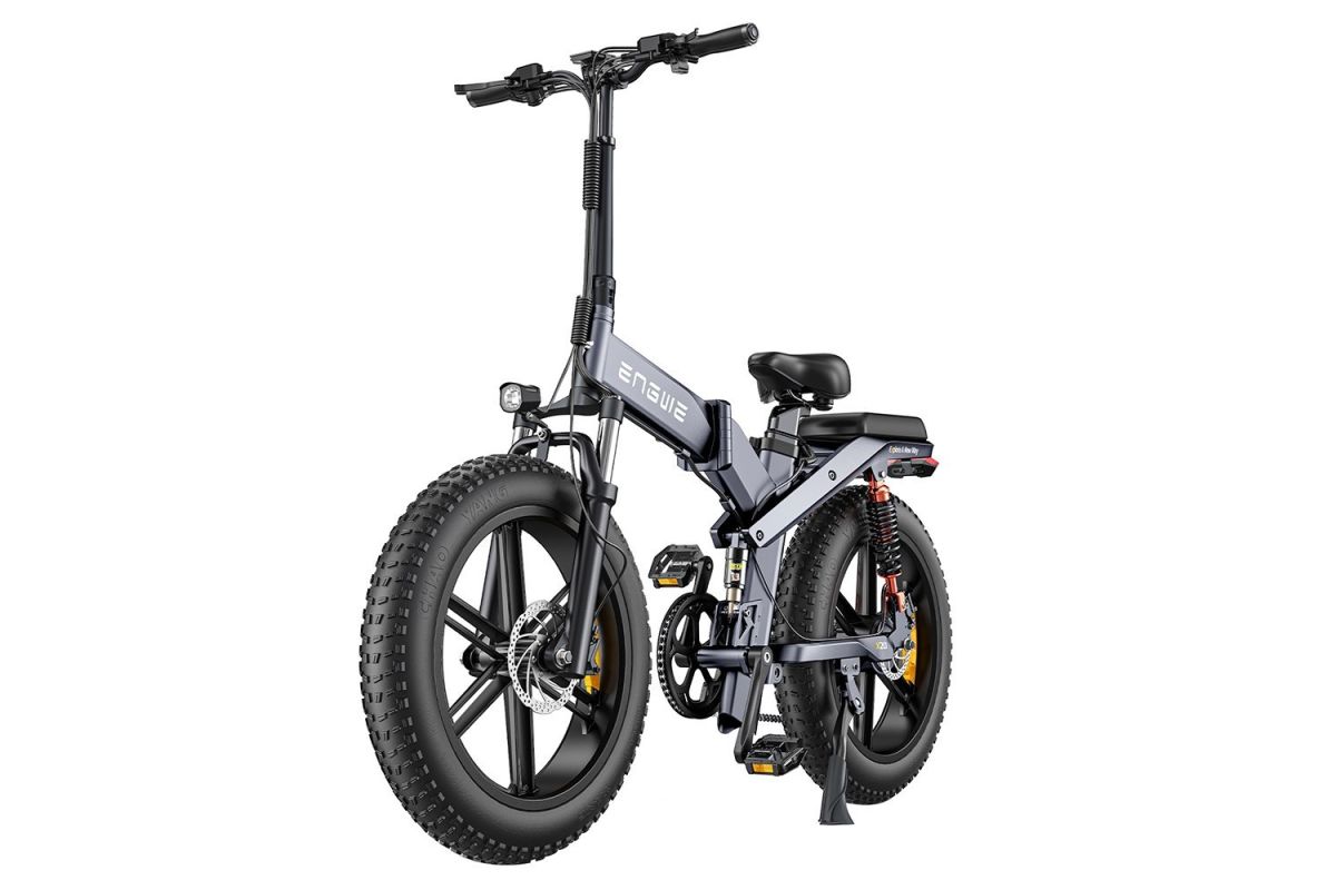 Vélo Électrique ENGWE X20 - Moteur 750W, Vitesse 42 km/h, Pneus 20 pouces, Double Batterie 22.2Ah - Gris