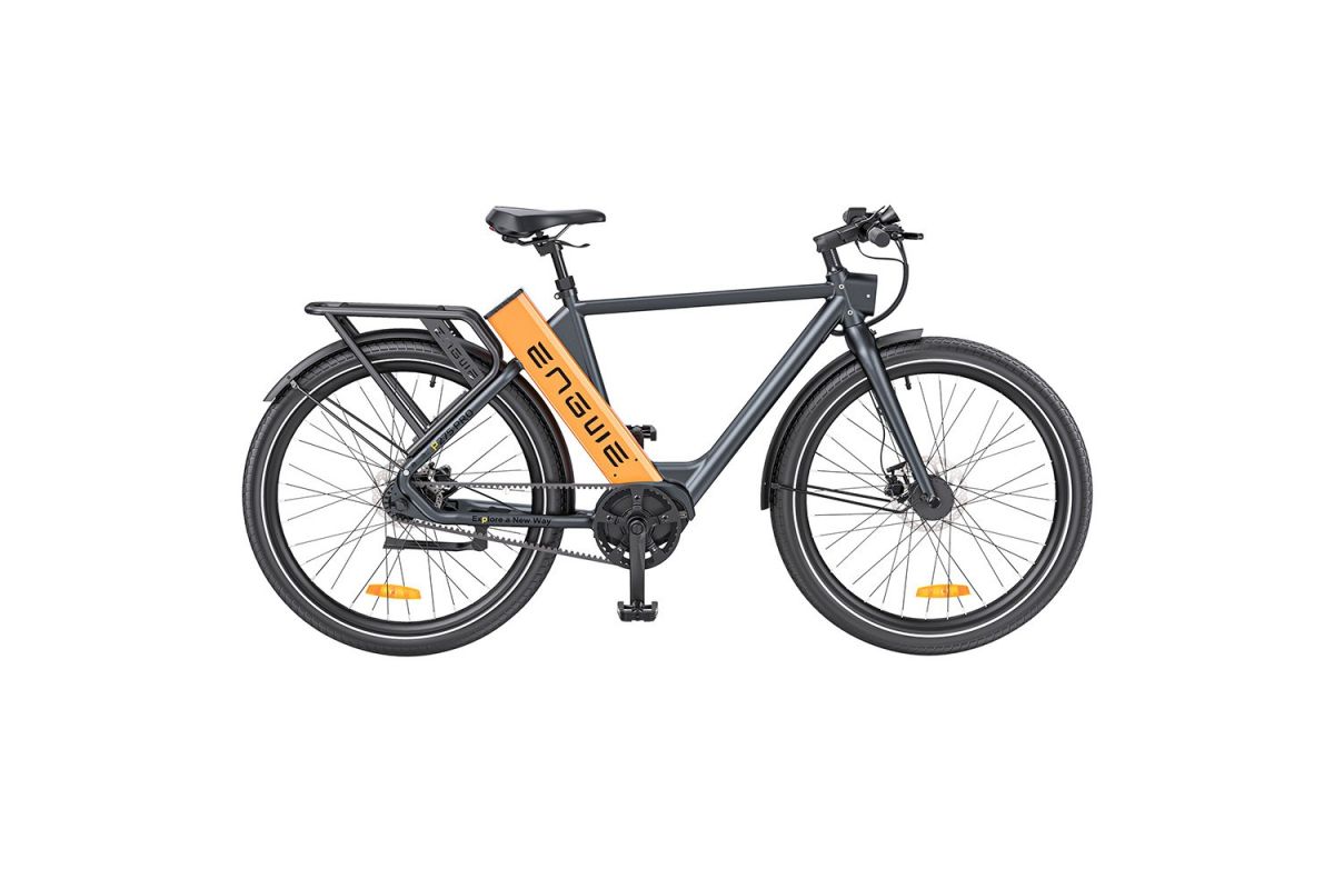Vélo électrique ENGWE P275 Pro - Autonomie de 250 km - Couleur Noir Orange