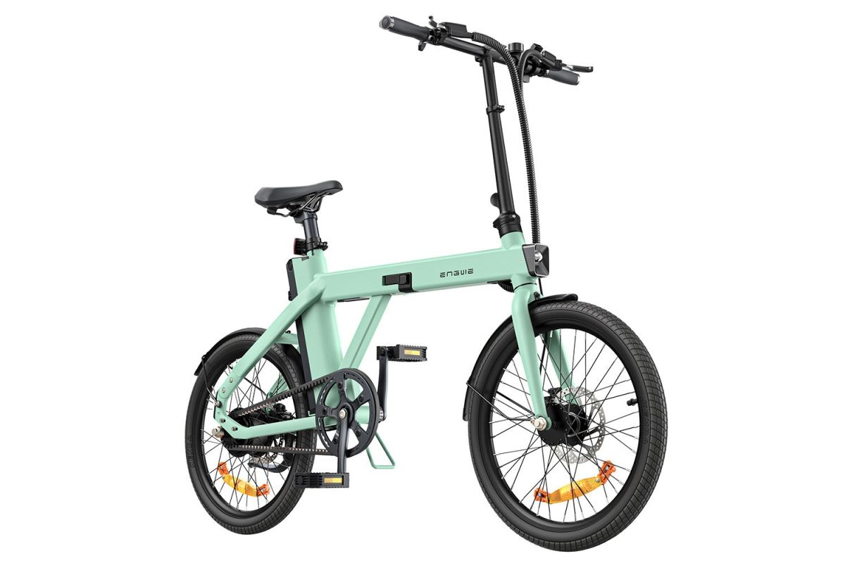 Vélo électrique ENGWE P20 Vert avec Capteur de couple plus Ceinture en carbone 100KM d'autonomie