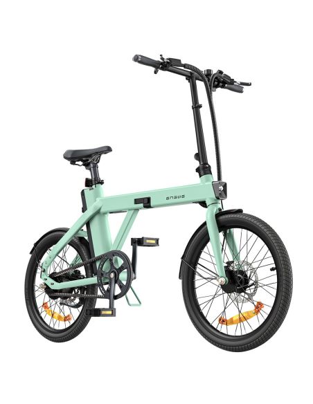 Vélo électrique ENGWE P20 Vert avec Capteur de couple plus Ceinture en carbone 100KM d'autonomie