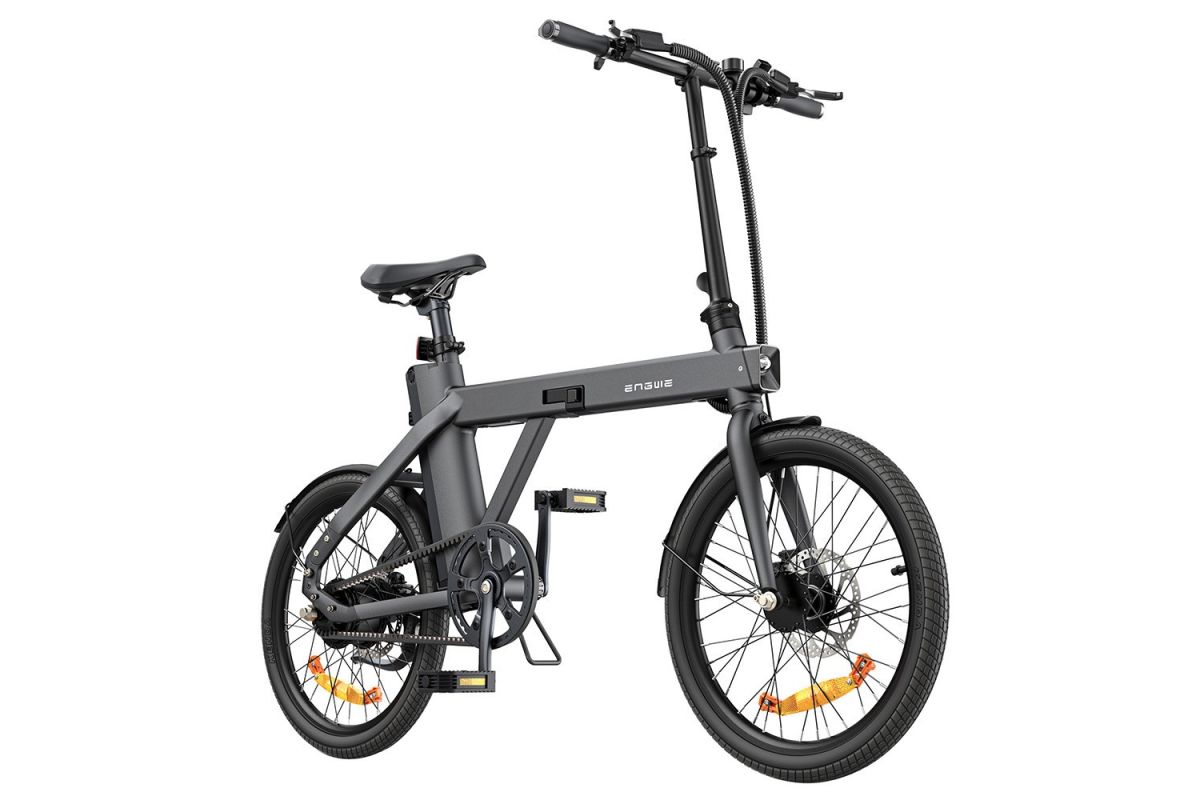 Vélo électrique ENGWE P20 Gris avec Capteur de couple plus Ceinture en carbone 100KM d'autonomie