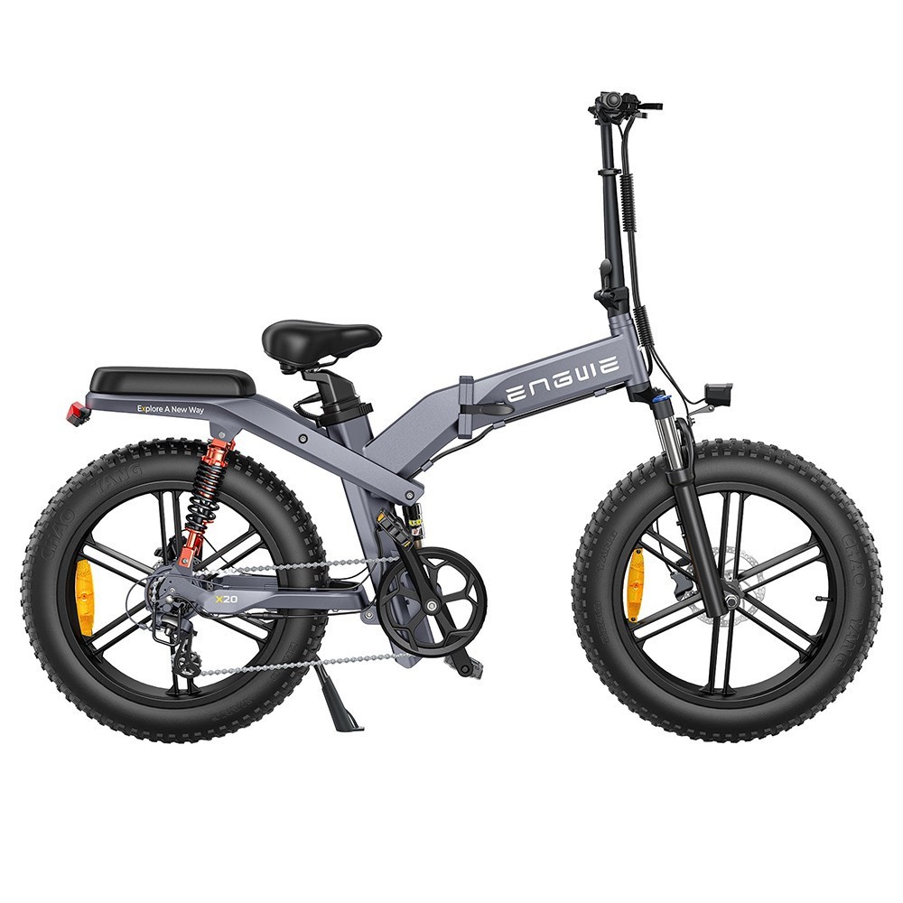 Vélo Électrique ENGWE X20 - Moteur 750W, Vitesse 42 km/h, Version 1 Batterie 14 Ah - Gris 2