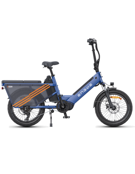 Vélo Cargo Électrique ENGWE LE20 Bleu 250W 1 Batterie 19.2AH