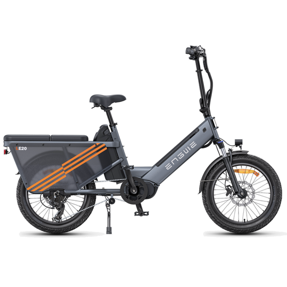 Vélo Cargo Électrique ENGWE LE20 Bleu VERSION PASSAGER 250W 2 Batteries 38.4AH 2