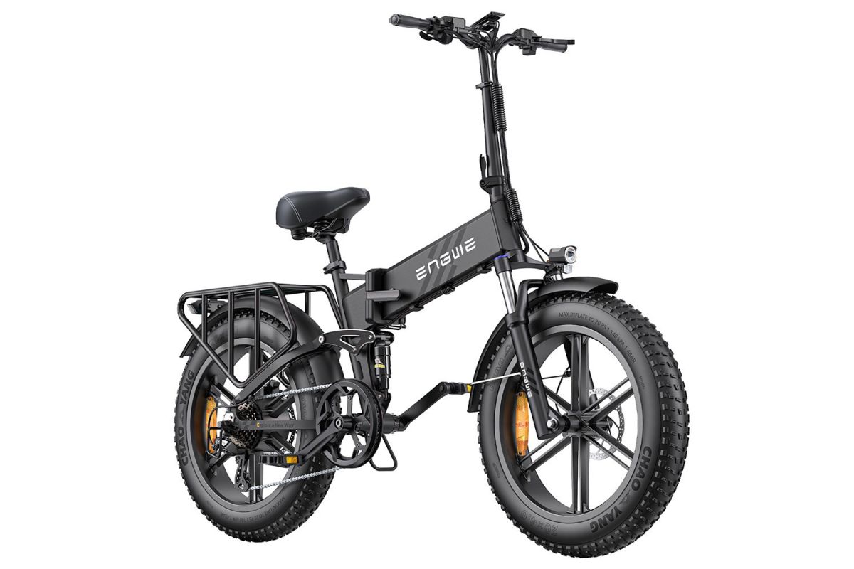 Vélo Électrique Pliant ENGWE ENGINE Pro 2.0 Moteur 75 NM 52V 16Ah Noir