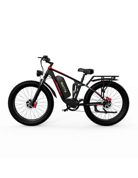 Vélo Electrique DUOTTS S26 FULL 26 pouces 50km/h 48V 20Ah 750W Double Moteur