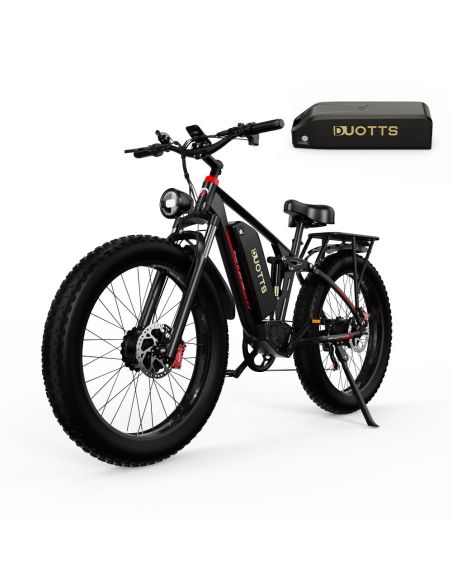 Vélo Electrique DUOTTS S26 FULL 26 pouces 50km/h 48V 20Ah 750W Double Moteur