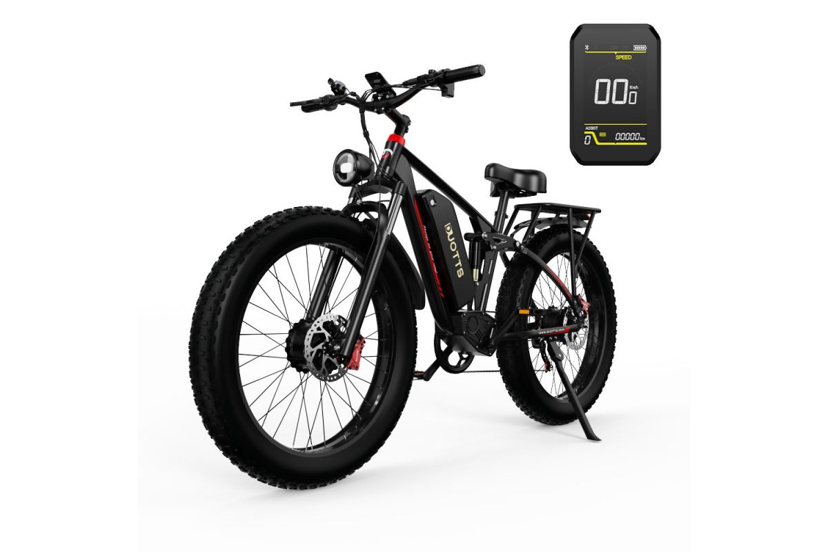 Vélo Electrique DUOTTS S26 FULL 26 pouces 50km/h 48V 20Ah 750W Double Moteur