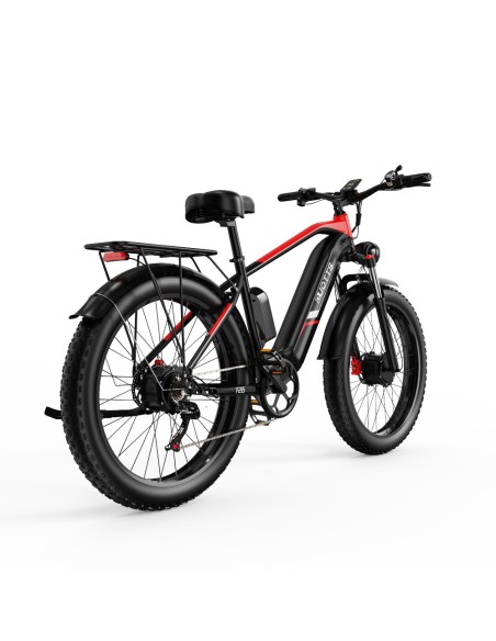 Vélo Electrique DUOTTS F26 Noir 26 pouces 50km/h 48V 20Ah 750W Double Moteur